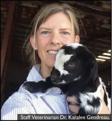 Staff Vet Dr Karalee Gendreau